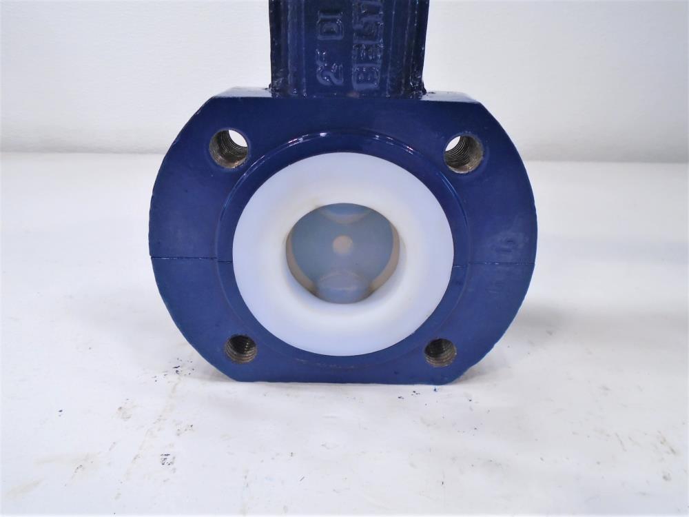 Sure Seal LBF 2" 150# Ductile Iron/Pro-Teflon Lug Butterfly Valve, LBFL1VPP00